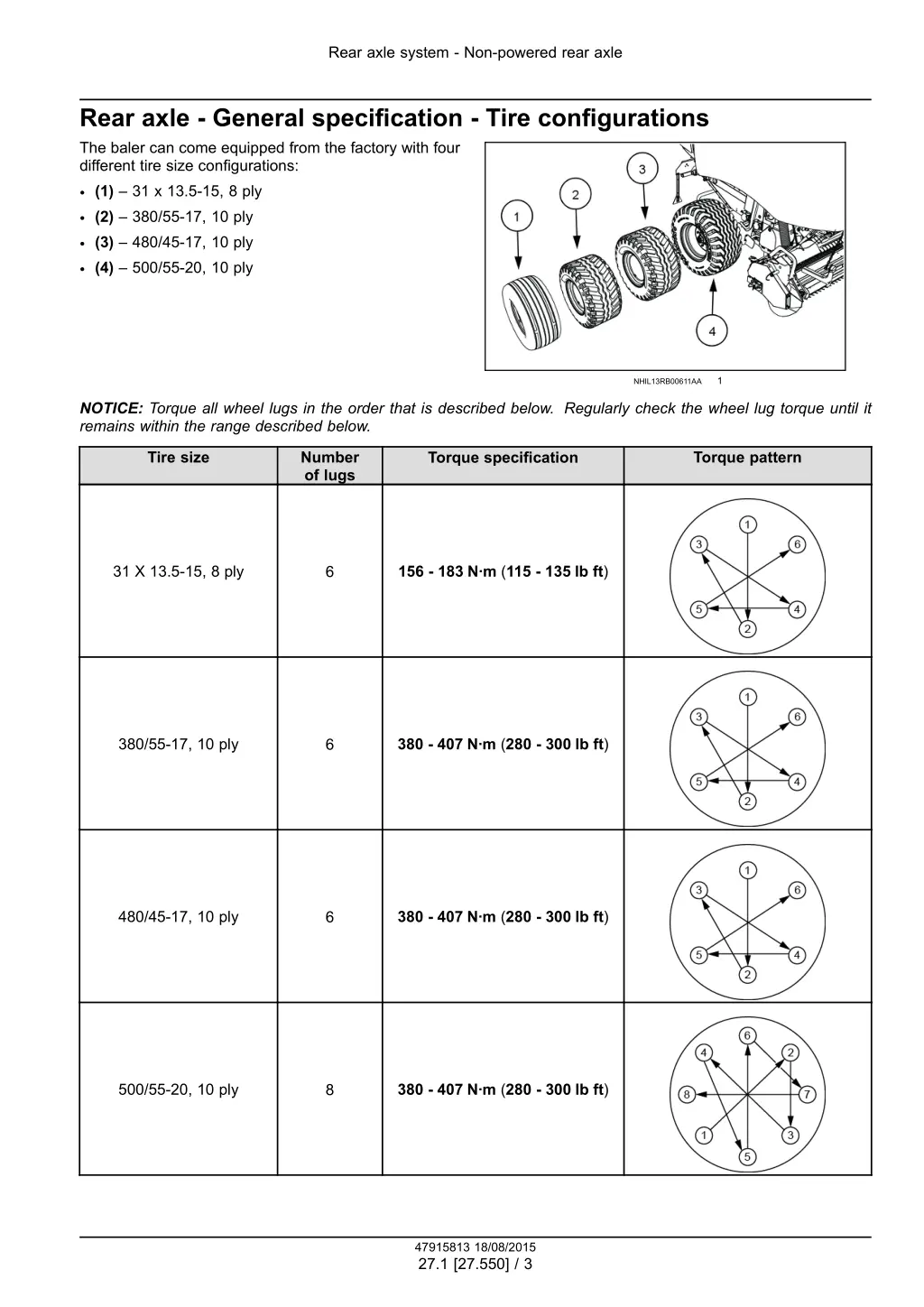 rear axle system non powered rear axle