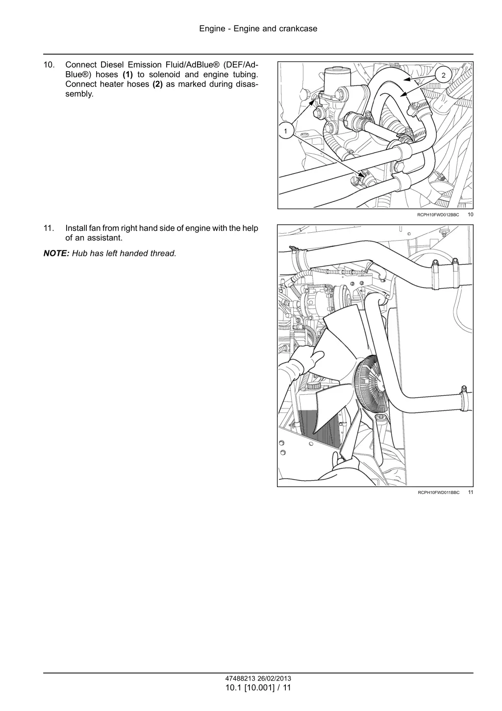 engine engine and crankcase 8
