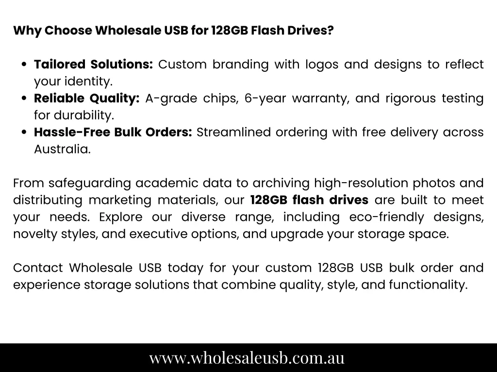 why choose wholesale usb for 128gb flash drives