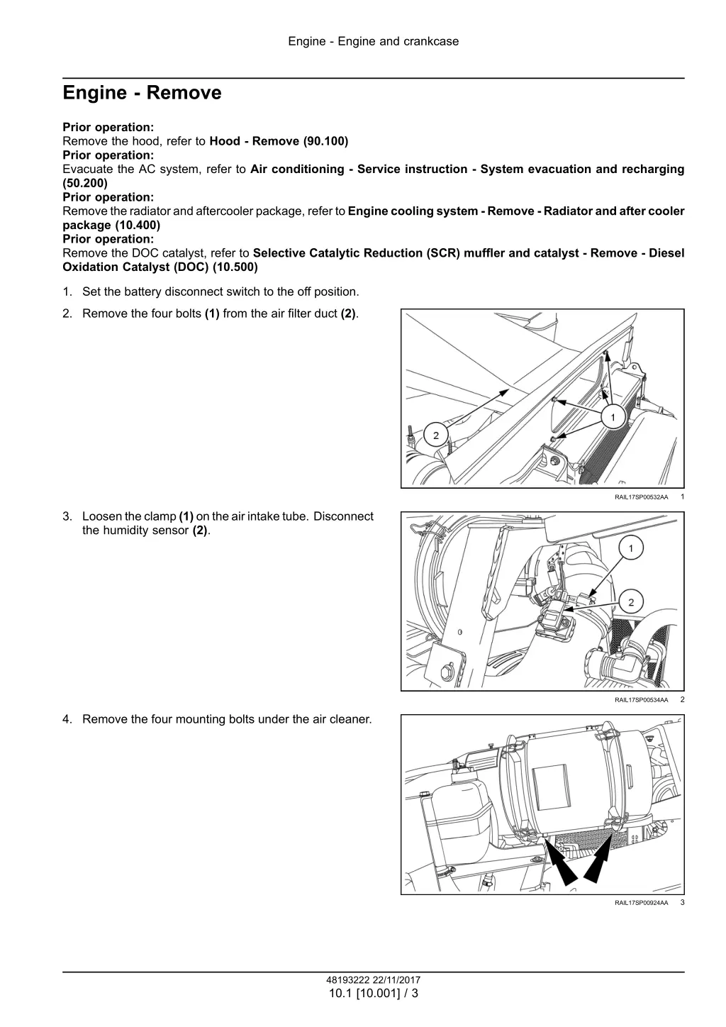 engine engine and crankcase