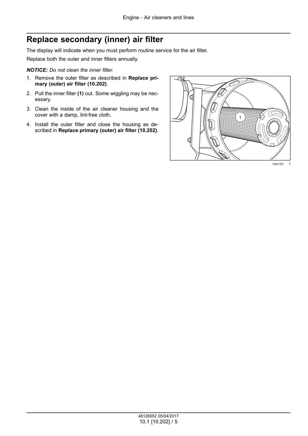 engine air cleaners and lines 2