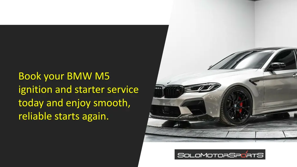 book your bmw m5 ignition and starter service