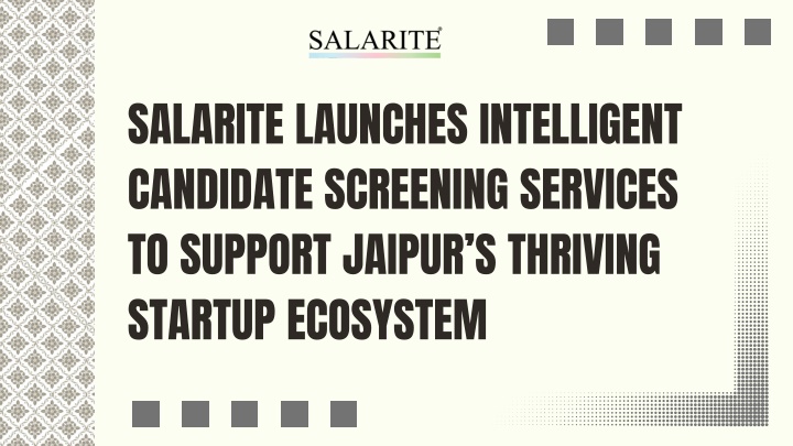 salarite launches intelligent candidate screening