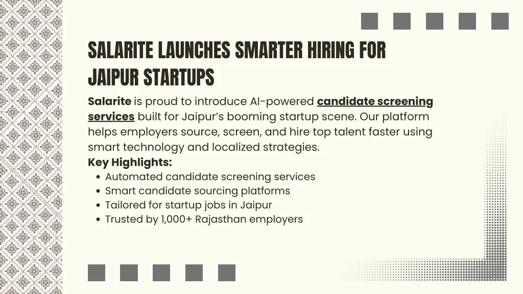 salarite launches smarter hiring for jaipur