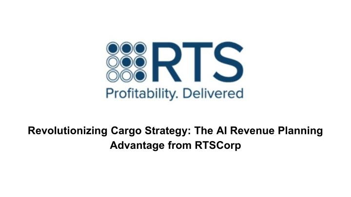 revolutionizing cargo strategy the ai revenue