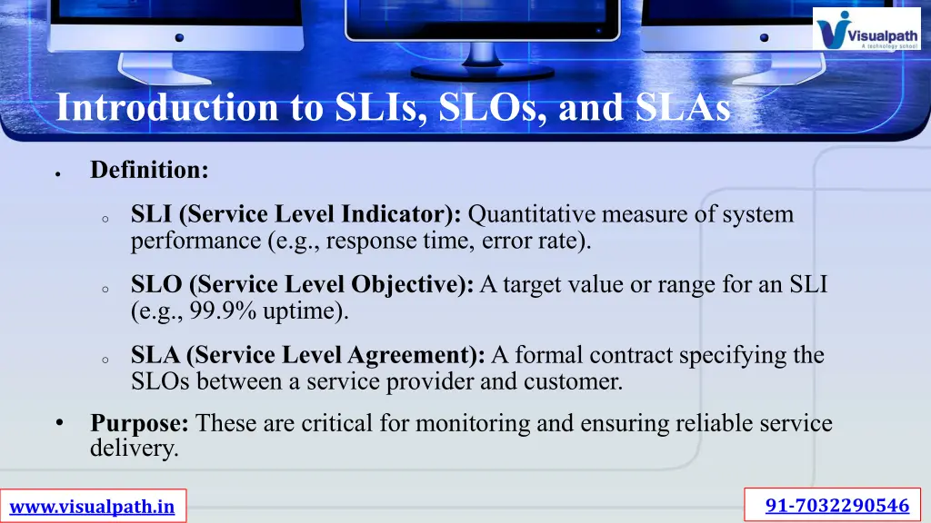 introduction to slis slos and slas