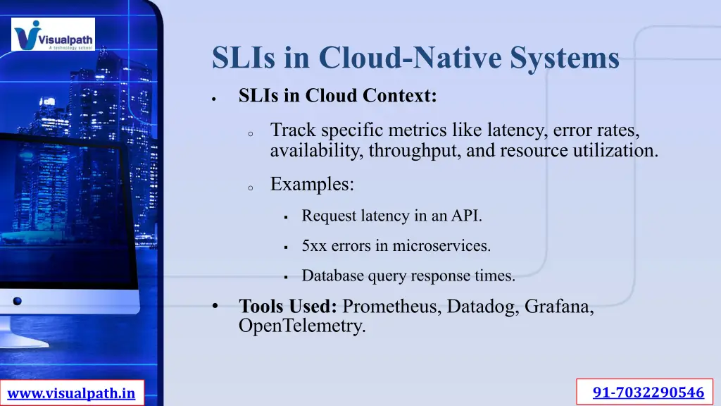 slis in cloud native systems slis in cloud context
