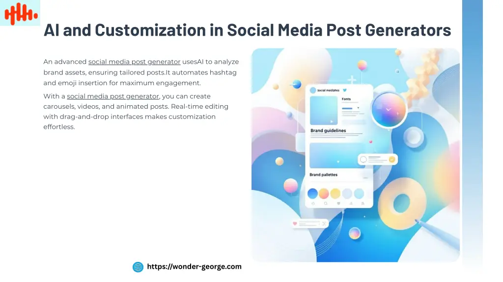 ai and customization in social media post