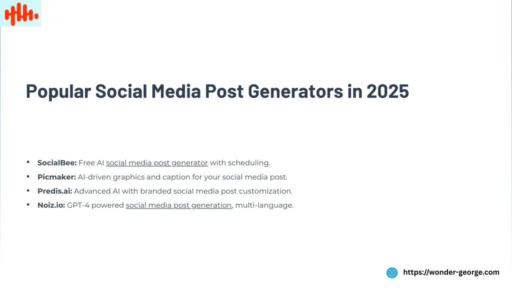 popular social media post generators in 2025