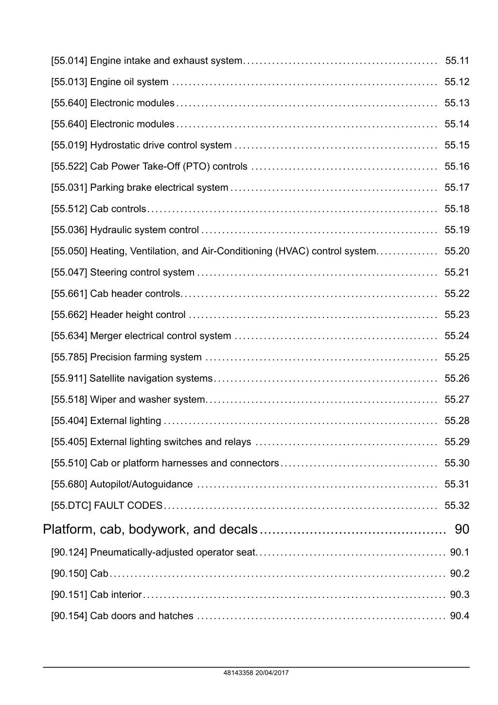 55 014 engine intake and exhaust system 55 11