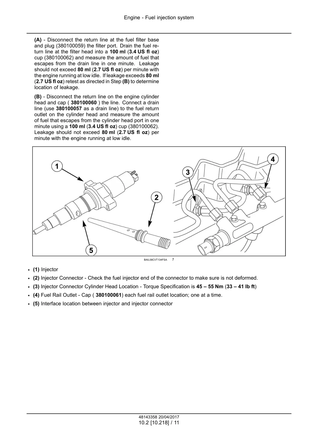 engine fuel injection system 8