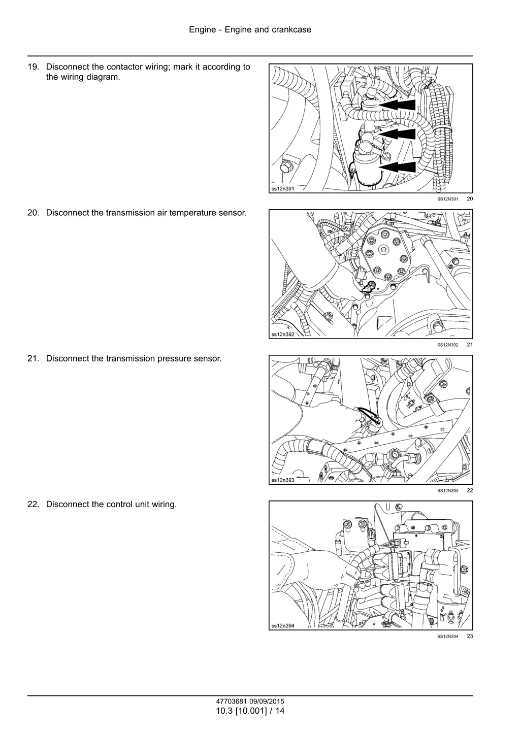engine engine and crankcase 6