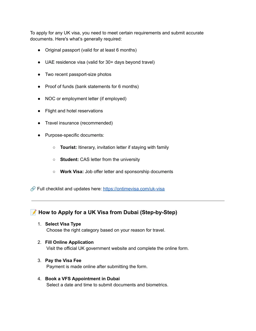 to apply for any uk visa you need to meet certain