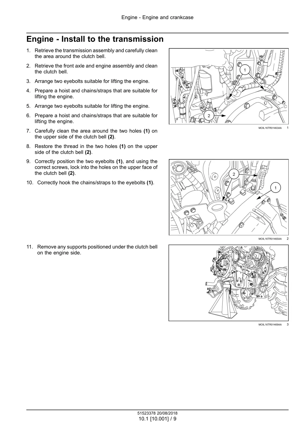 engine engine and crankcase 6