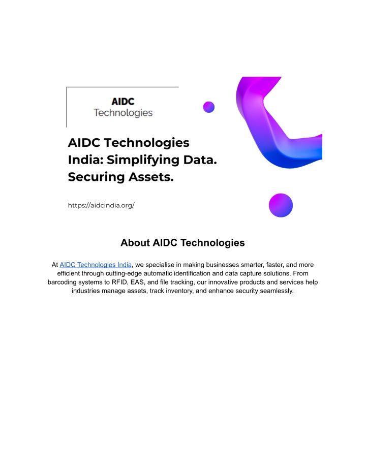 about aidc technologies