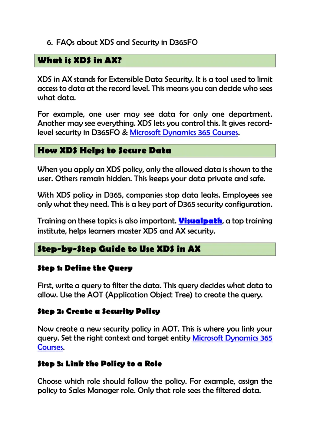 6 faqs about xds and security in d365fo