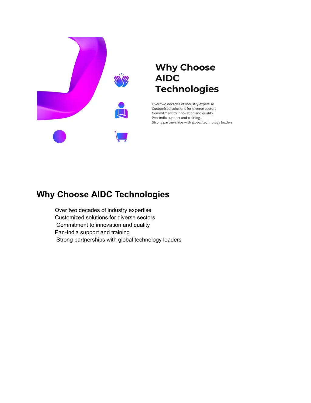 why choose aidc technologies