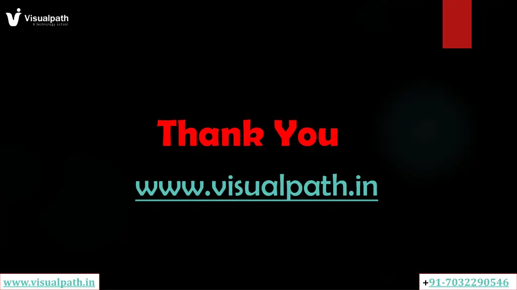 thank you www visualpath in