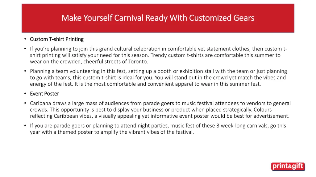 make yourself carnival ready with customized 1