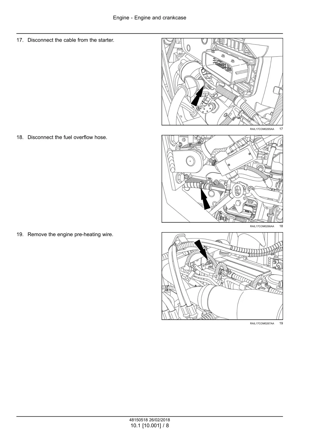 engine engine and crankcase 5