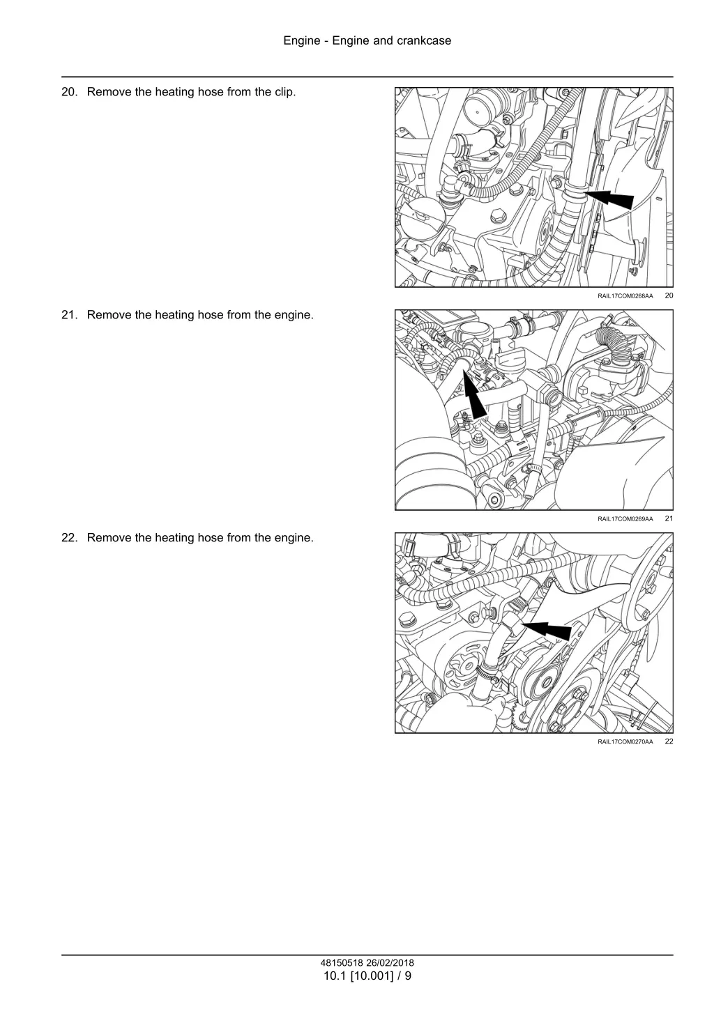 engine engine and crankcase 6