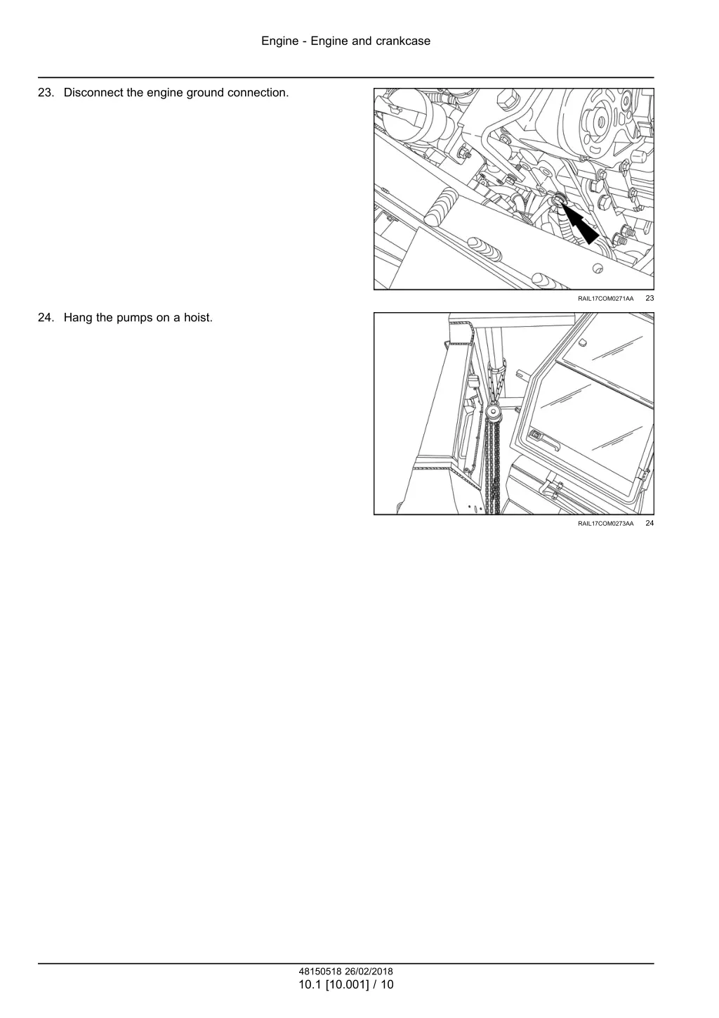 engine engine and crankcase 7