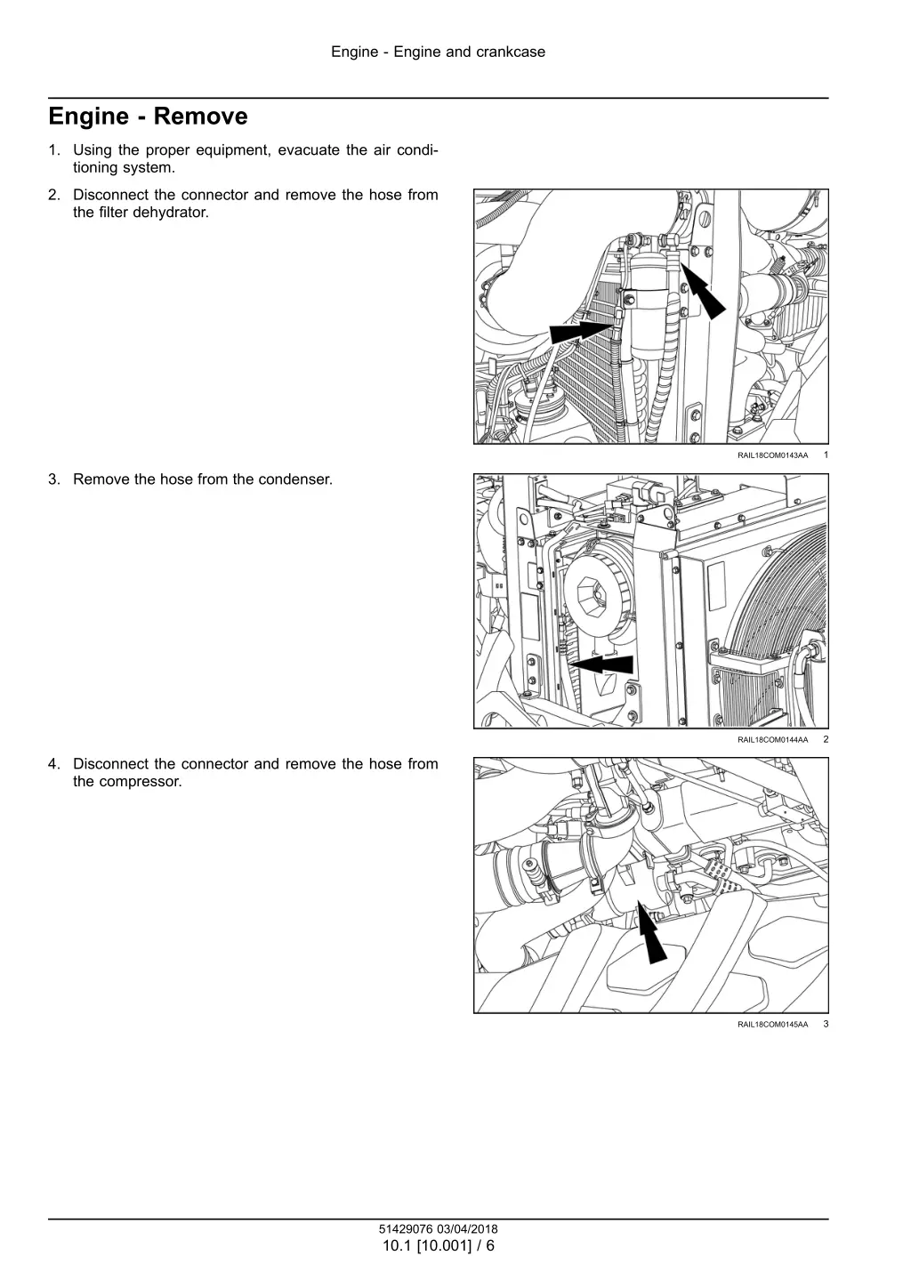 engine engine and crankcase 3