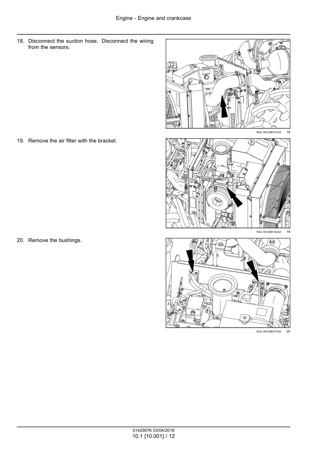 engine engine and crankcase 9
