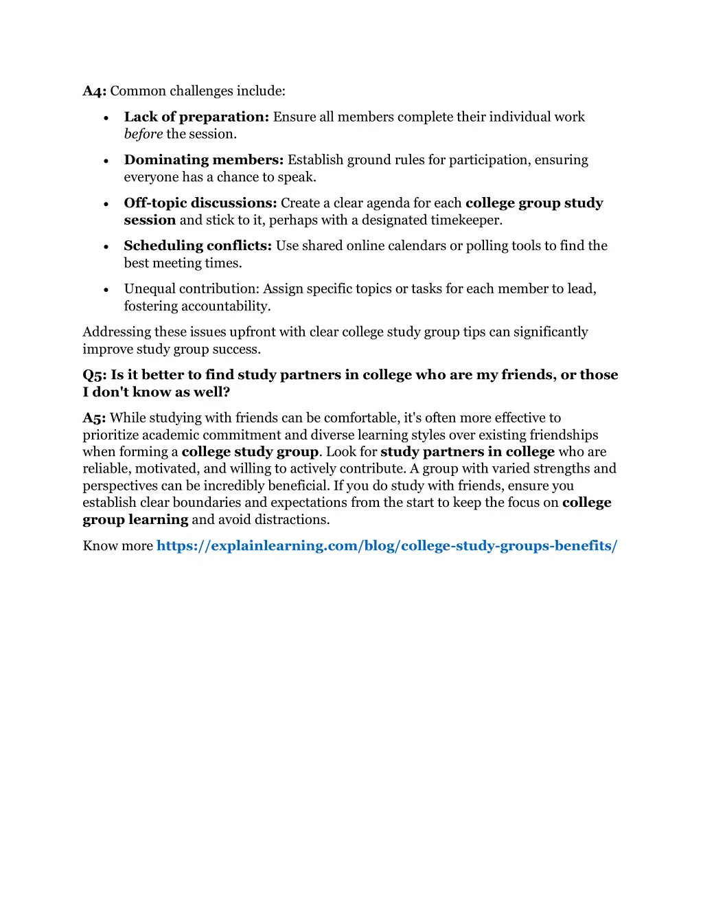 a4 common challenges include
