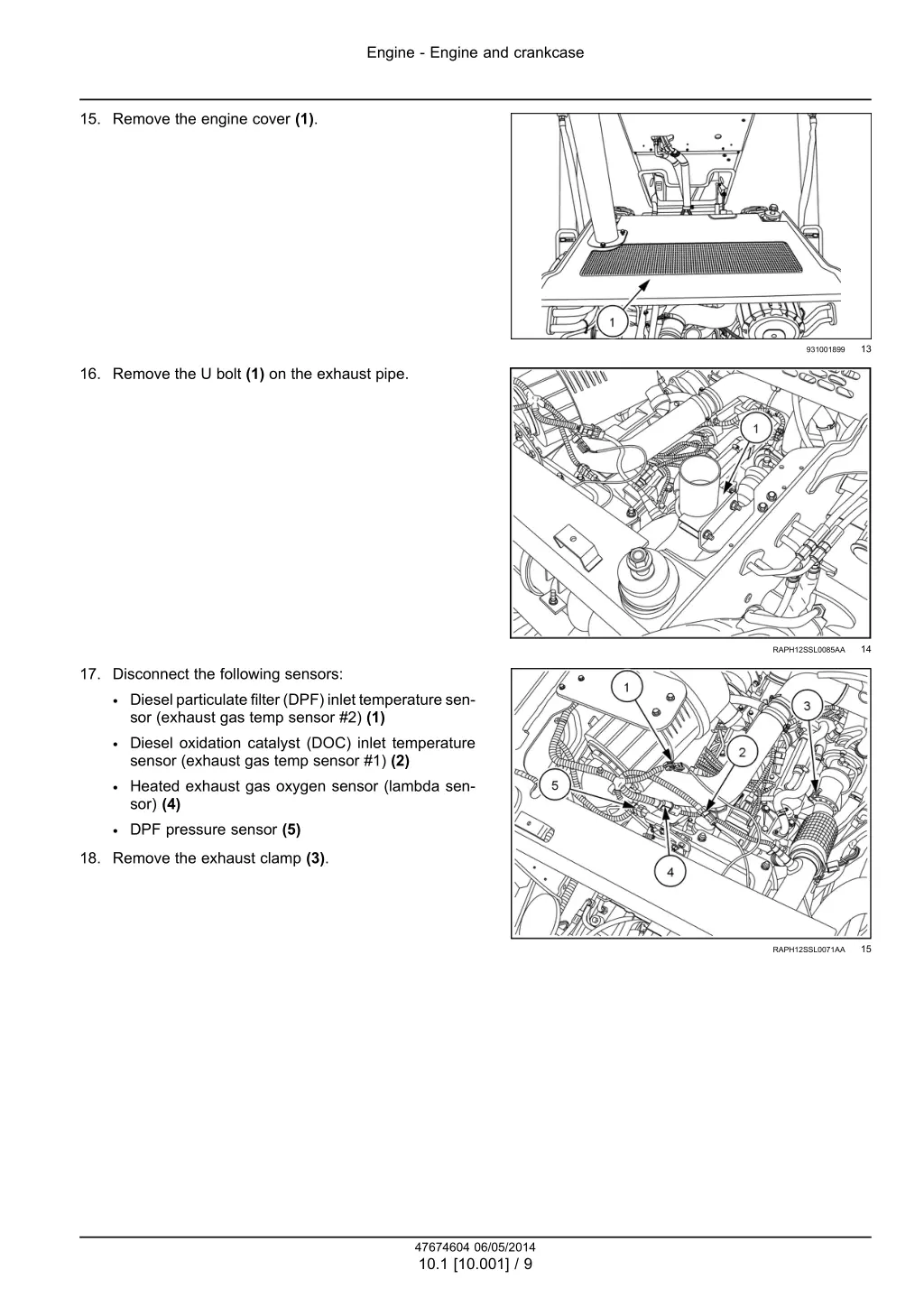 engine engine and crankcase 6