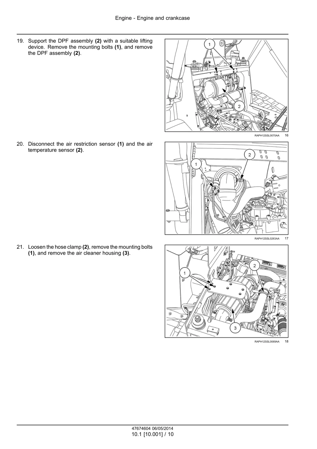 engine engine and crankcase 7