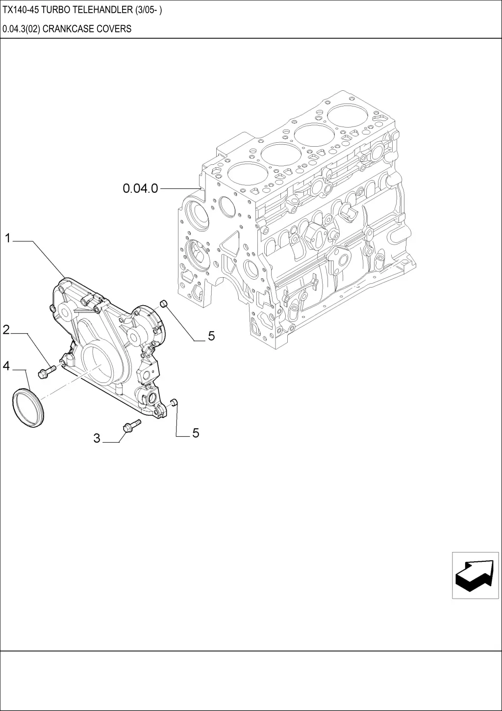 tx140 45 turbo telehandler 3 05 12