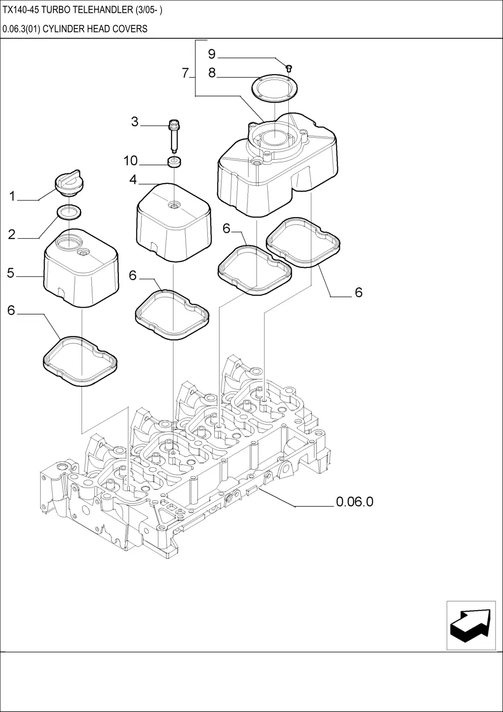 tx140 45 turbo telehandler 3 05 20