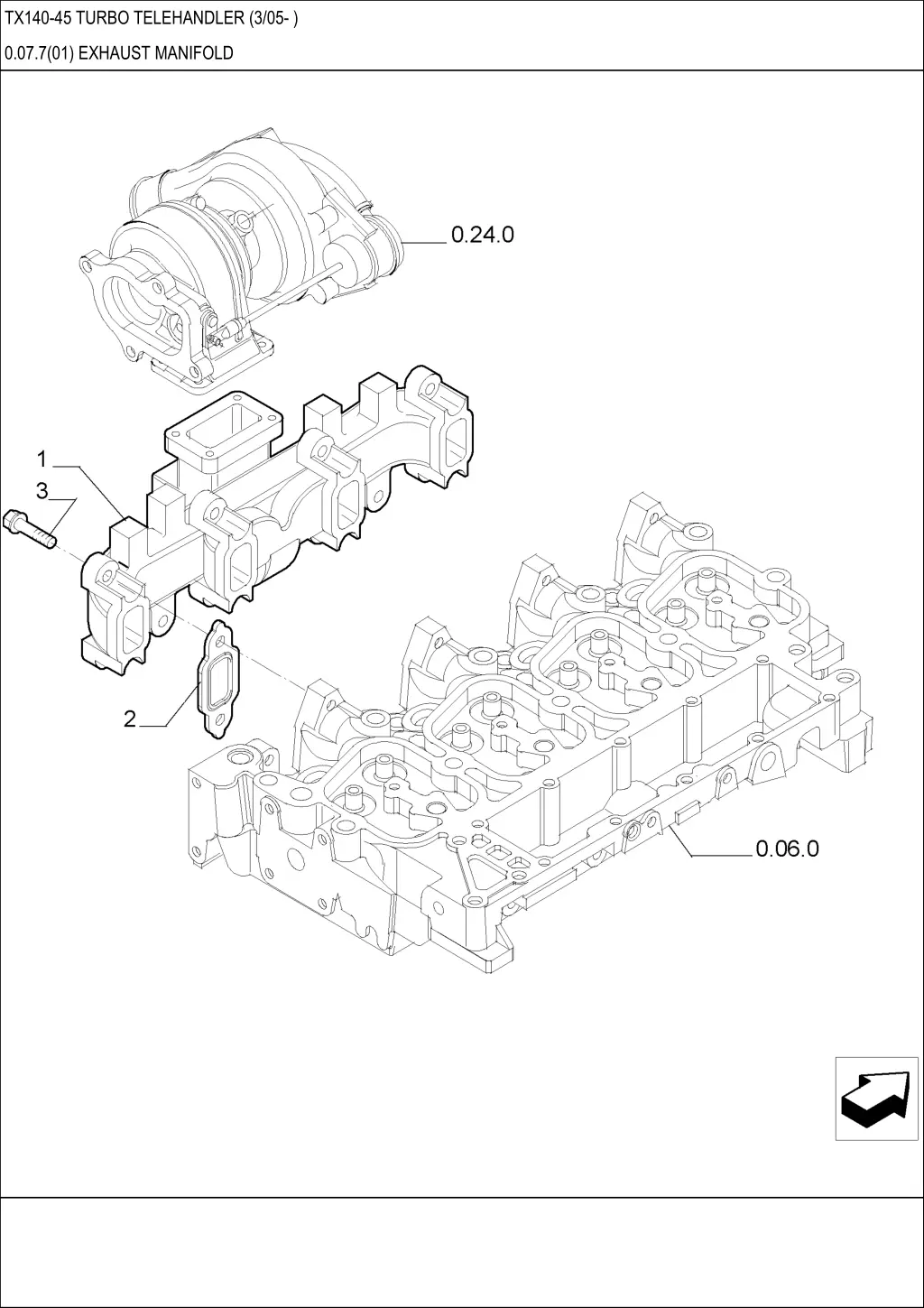 tx140 45 turbo telehandler 3 05 26