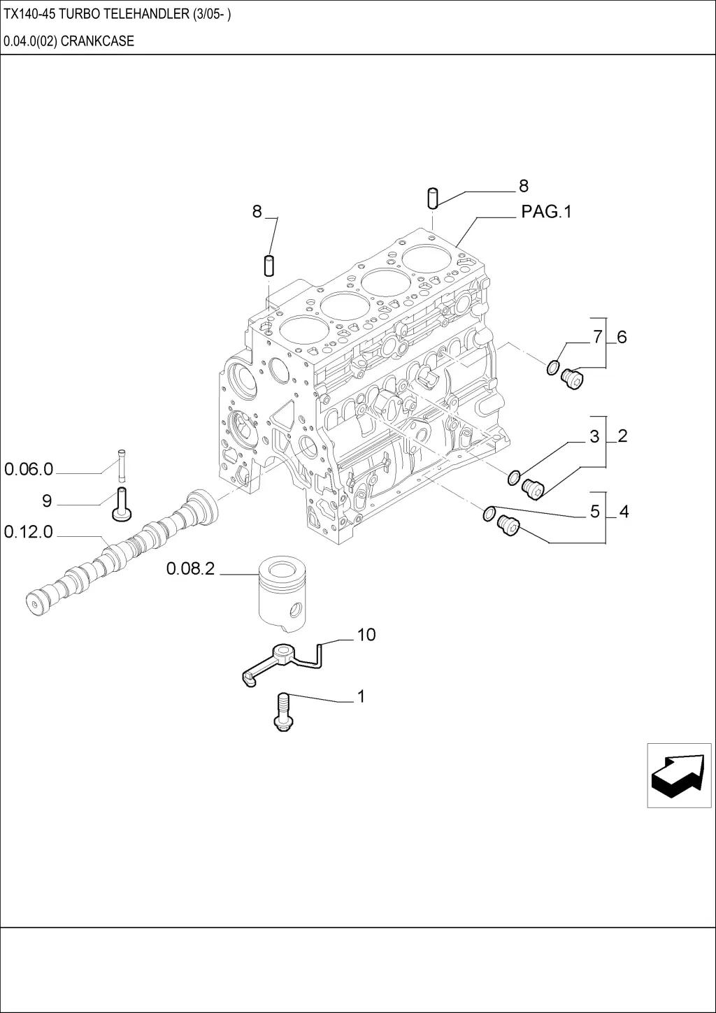 tx140 45 turbo telehandler 3 05 4