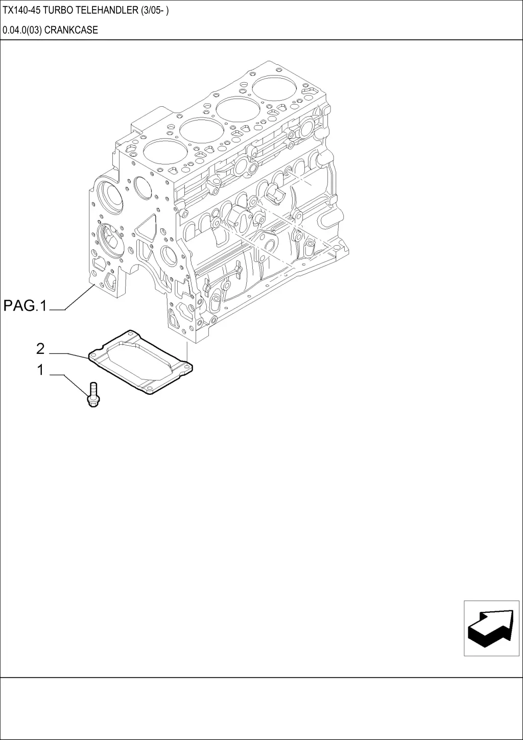 tx140 45 turbo telehandler 3 05 6