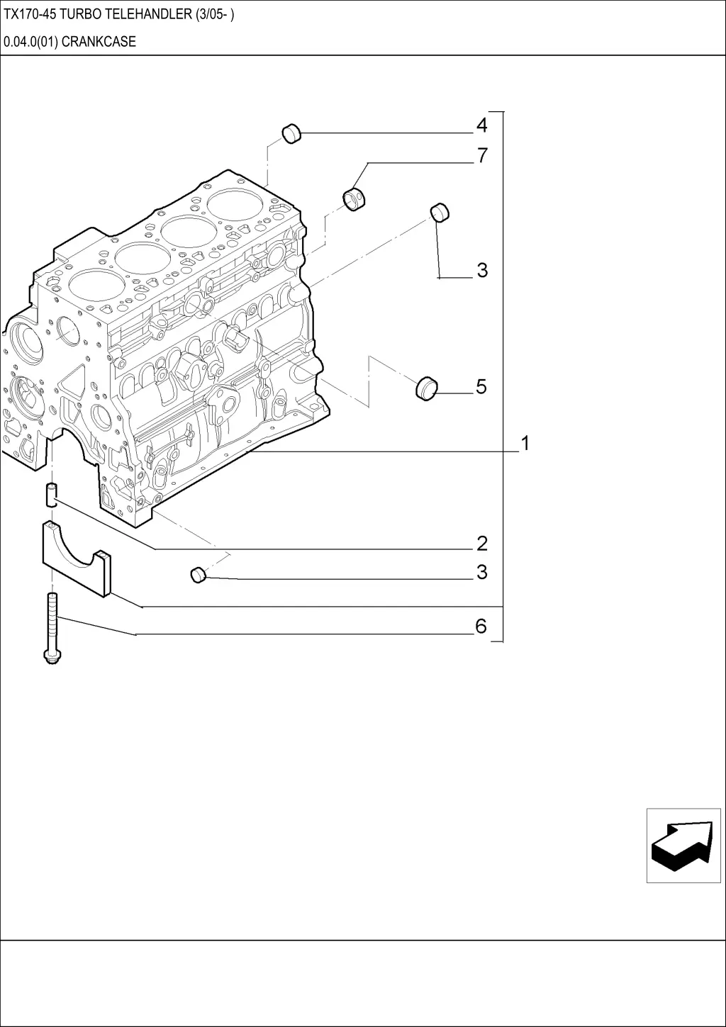 tx170 45 turbo telehandler 3 05 2