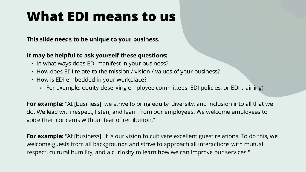 what edi means to us