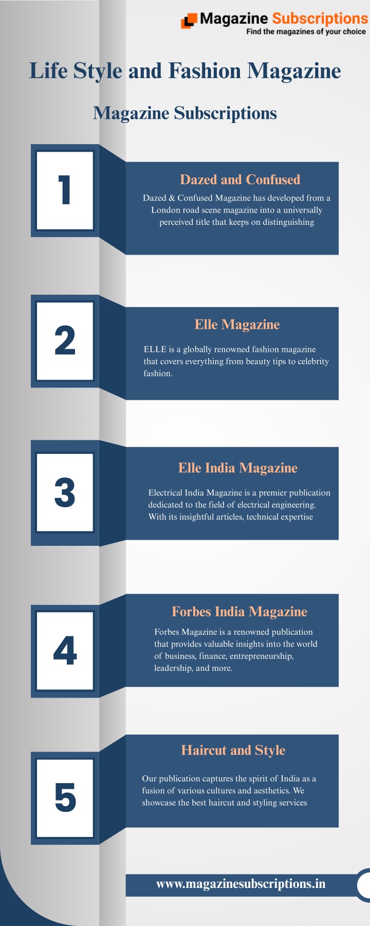 life style and fashion magazine