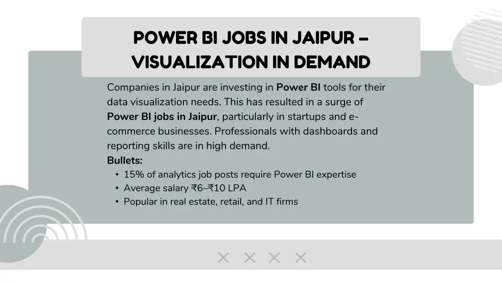 power bi jobs in jaipur visualization in demand