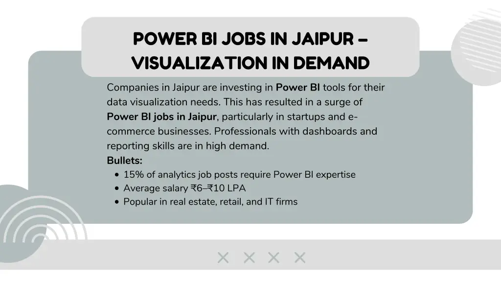 power bi jobs in jaipur visualization in demand