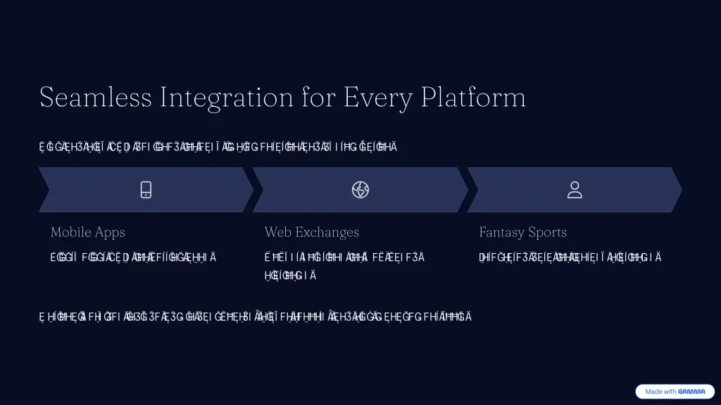 seamless integration for every platform