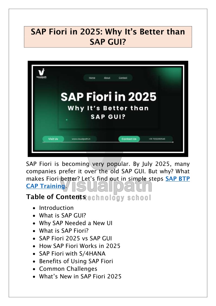 sap fiori in 2025 why it s better than sap gui