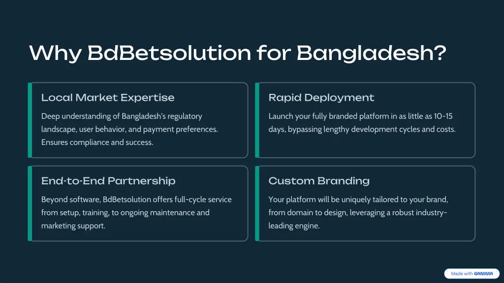 why bdbetsolution for bangladesh