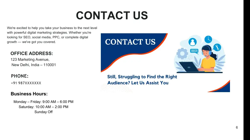 contact us