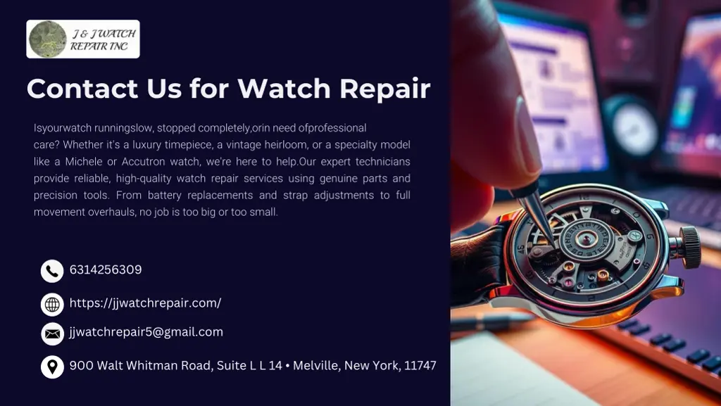 contact us for watch repair