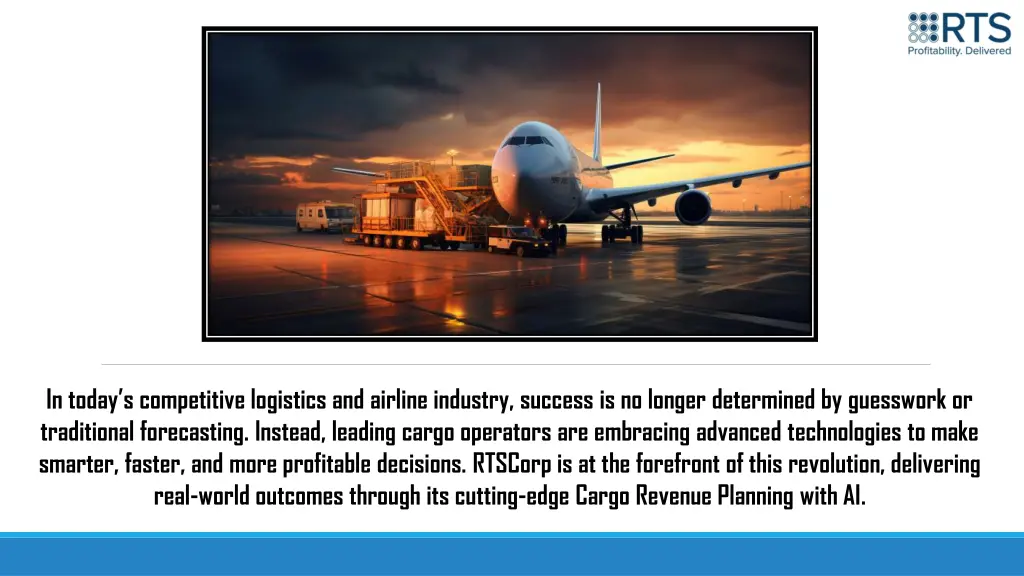 in today s competitive logistics and airline