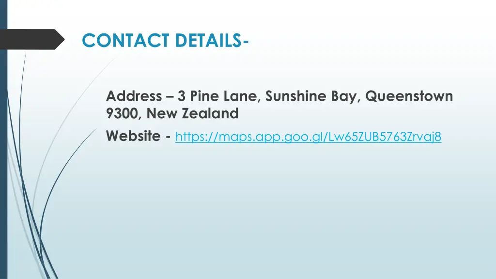 contact details