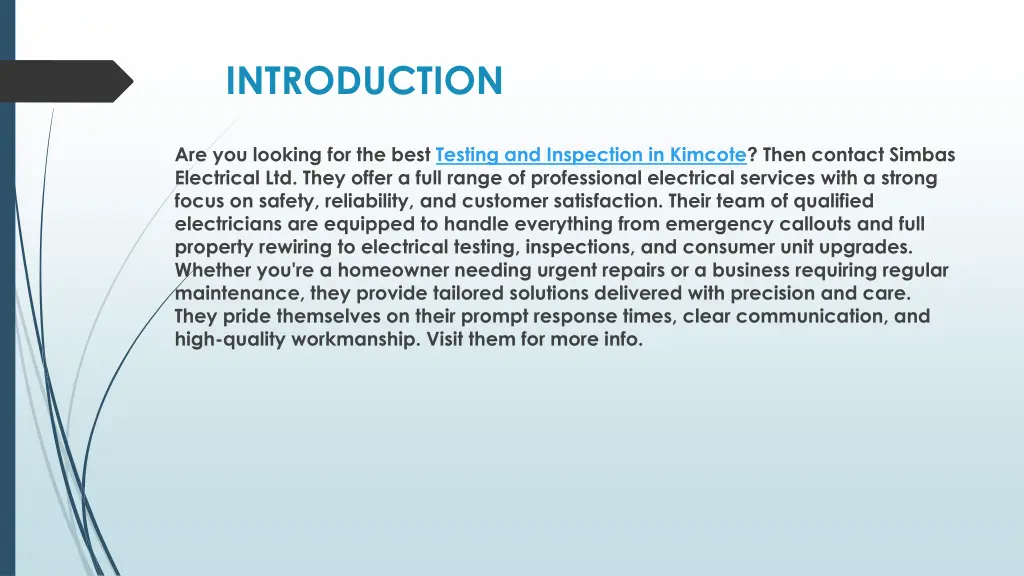 introduction