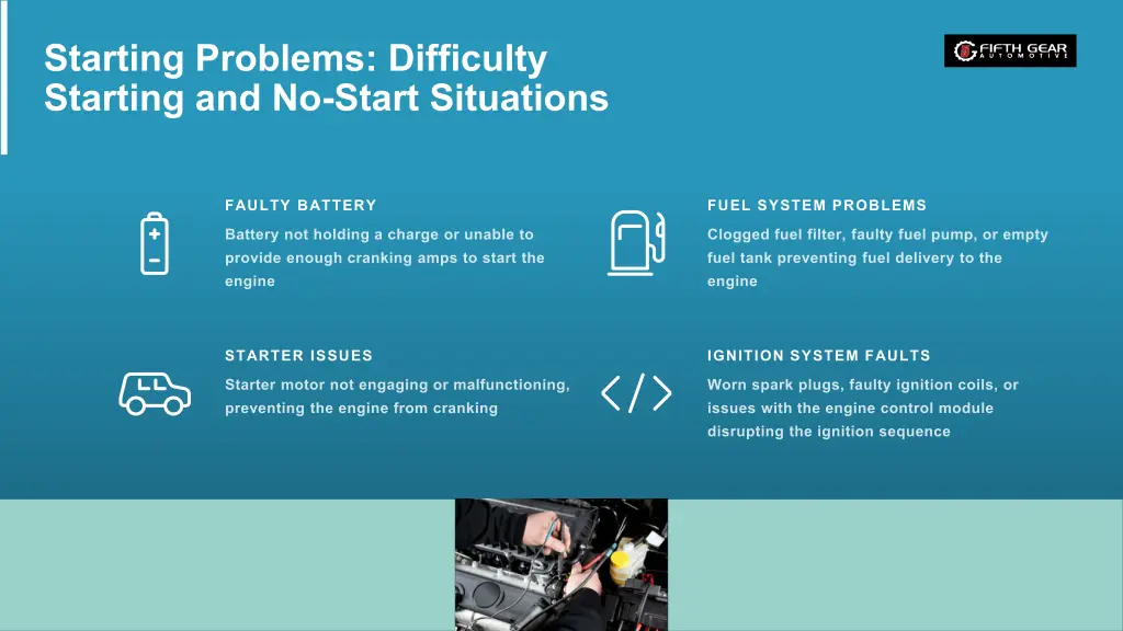 starting problems difficulty starting
